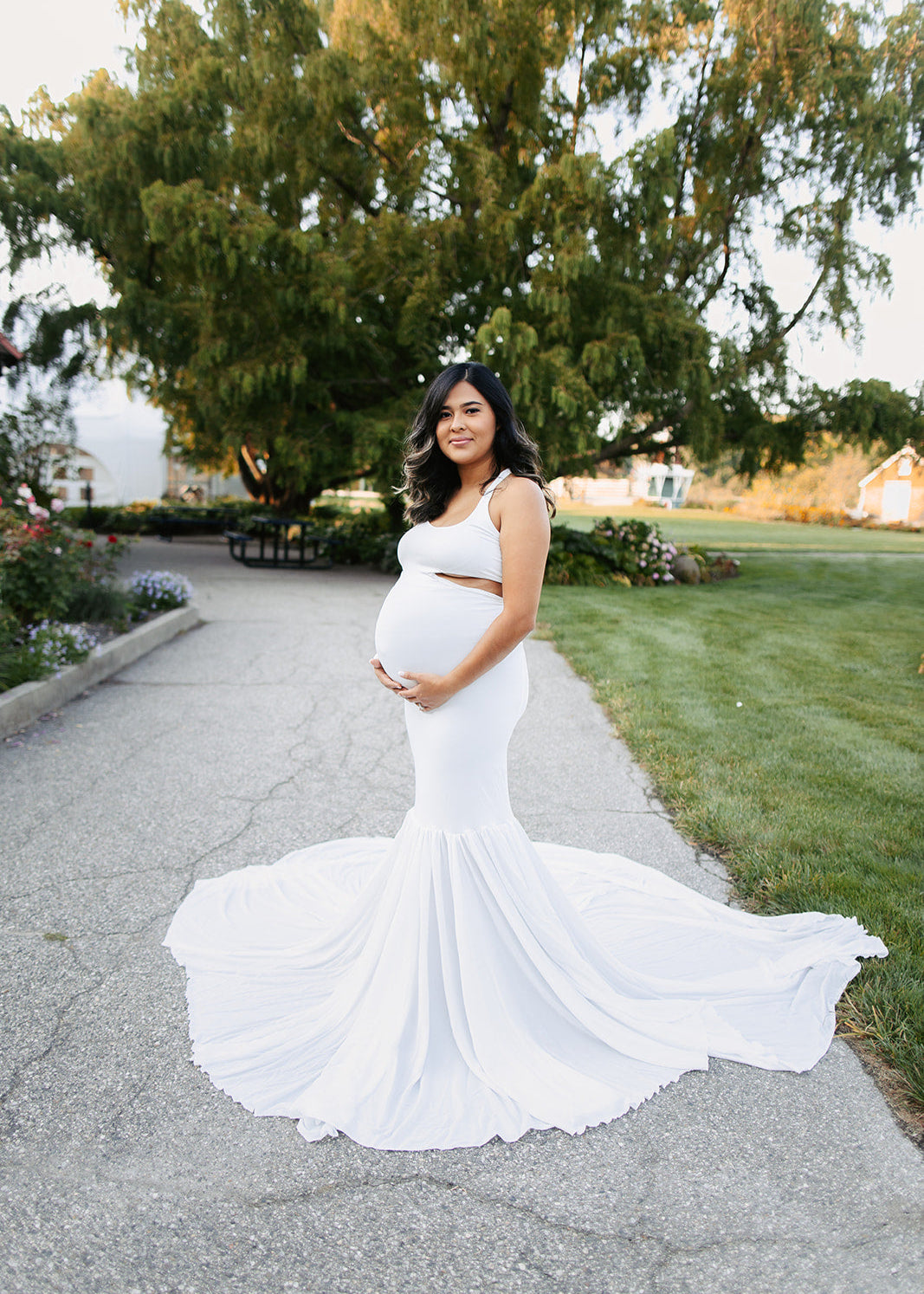 blue dress for baby girl Ashanti Gown