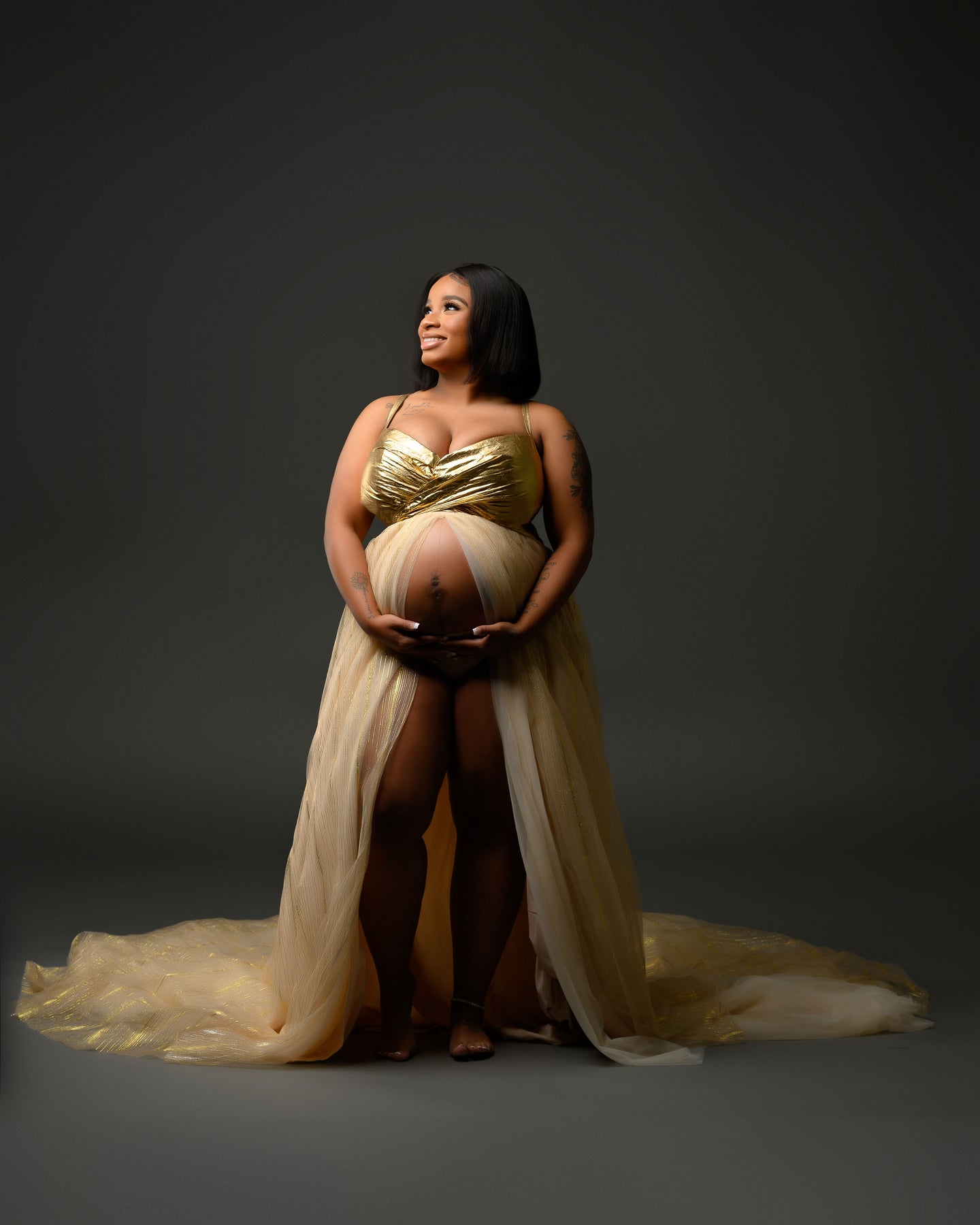 Golden Hour Gown - Maternity Dress For Sale Golden Hour Gown - Maternity Dress For Sale
