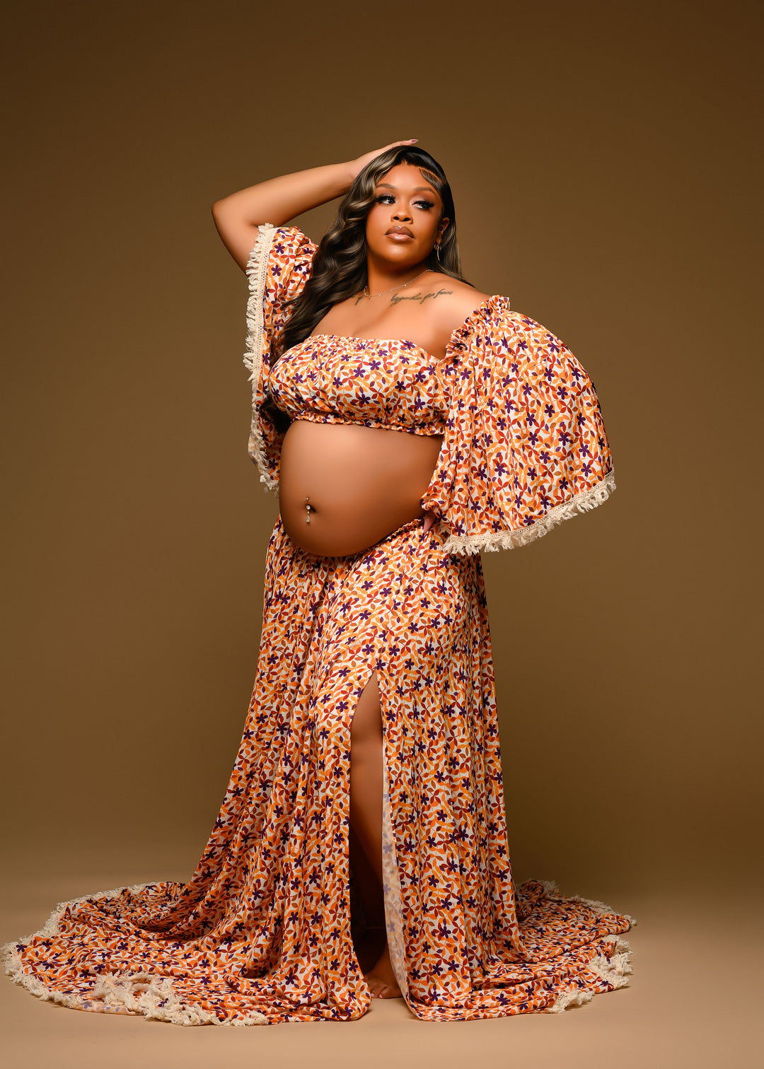 Daisy Boho Gown |Maternity Dress Rental – ShopMom2B
