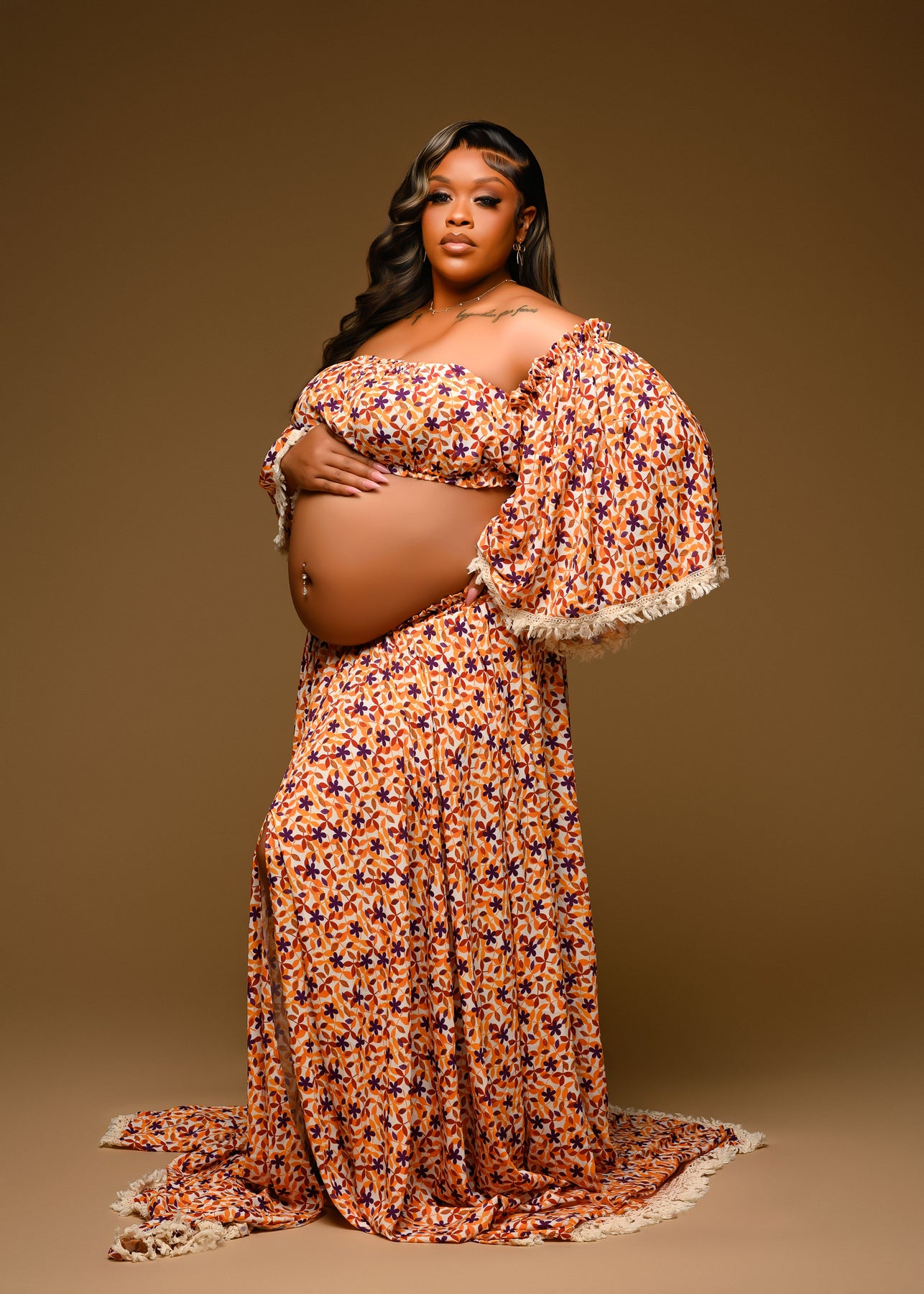 boho maternity dress rental Boho Lace Maternity Gown