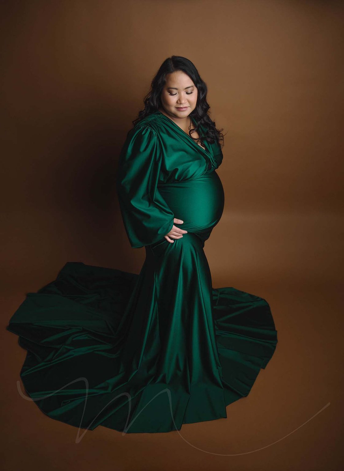 Ginevra Gown - Maternity Dress Rental XL to 3XL / 10 Days / Hunter Green Ginevra Gown - Maternity Dress Rental XL to 3XL / 10 Days / Hunter Green