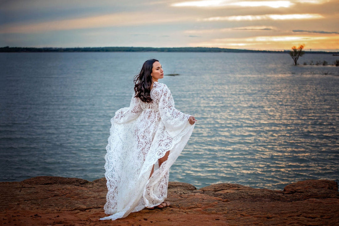 Livette Boho Gown - Maternity Dress Rental XLarge