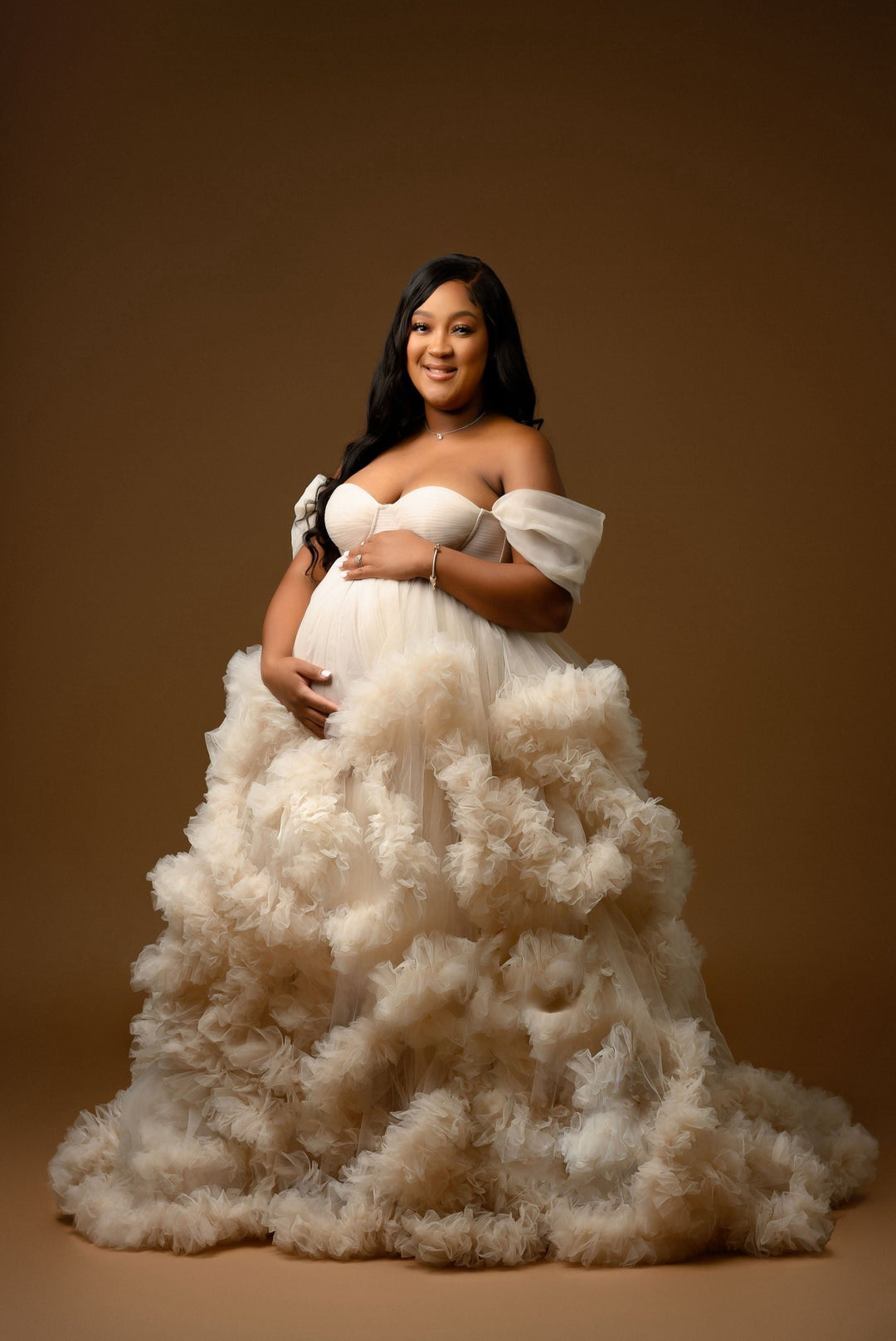 Cinderella Gown - Maternity Dress Rental Red / XS